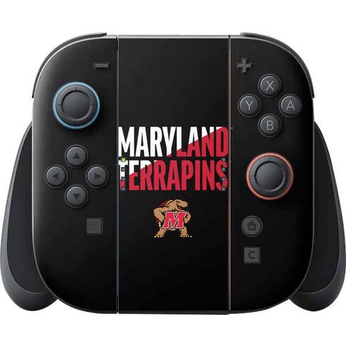 University of Maryland Terrapins Athletic Marks Nintendo Switch 2 (2025) Joy-Con Controller Skin