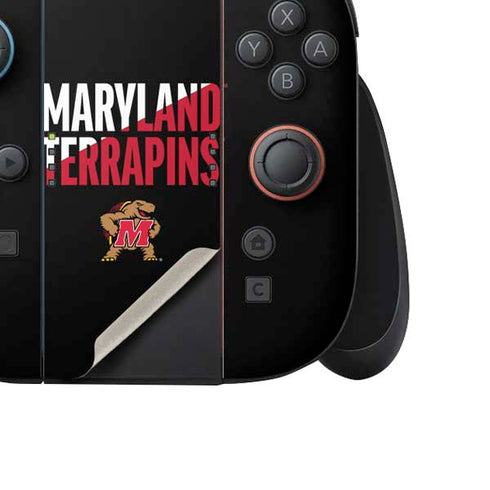 University of Maryland Terrapins Athletic Marks Nintendo Switch 2 (2025) Joy-Con Controller Skin