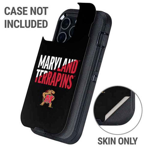 University of Maryland Terrapins Athletic Marks Otterbox Defender iPhone Skin