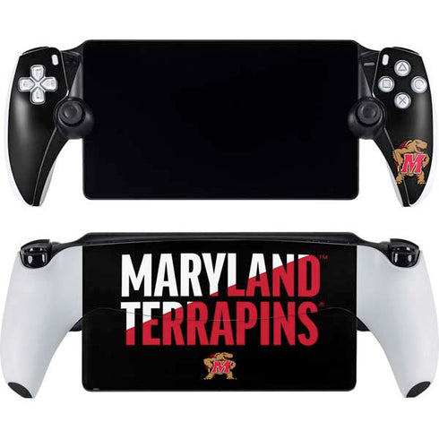 University of Maryland Terrapins Athletic Marks PlayStation Portal Remote Player Skin