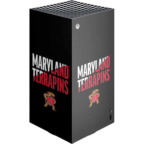 University of Maryland Terrapins Athletic Marks Xbox Series X Skins