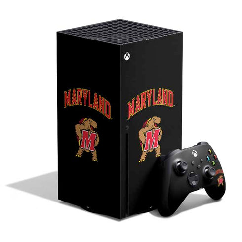 University of Maryland Collegiate Text Xbox Series X Skins
