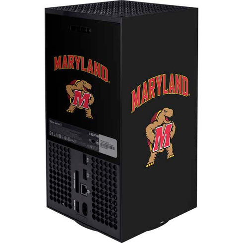 University of Maryland Collegiate Text XBox Series X Digital Edition Bundle Skin
