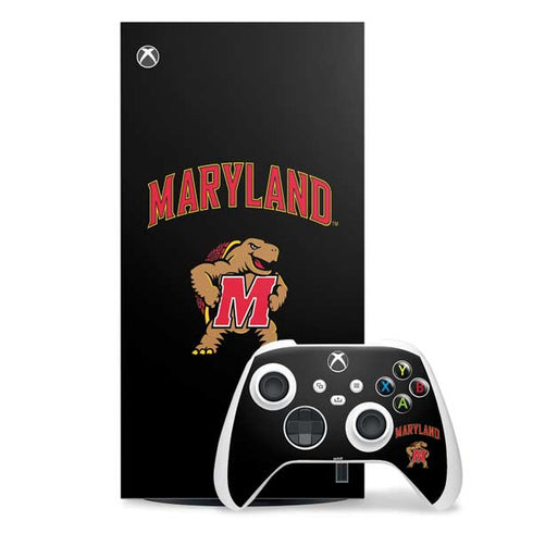 University of Maryland Collegiate Text Xbox Series X Skins