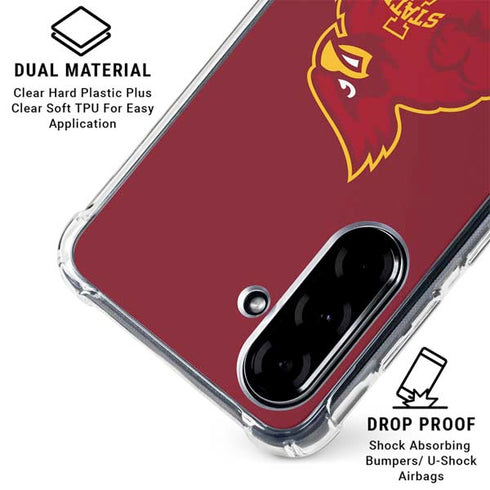 Iowa State University Mascot Galaxy A36 5G Clear Case