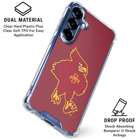 Iowa State University Mascot Galaxy S25 Plus Clear Case