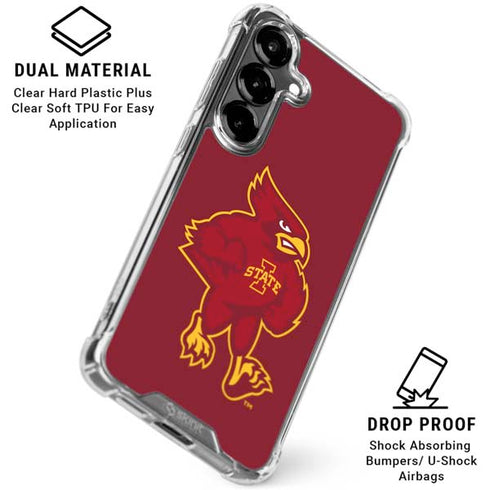 Iowa State University Mascot Galaxy S26 Clear Case