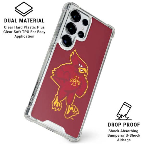 Iowa State University Mascot Galaxy S26 Ultra Clear Case