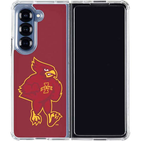 Iowa State University Mascot Galaxy Z Fold6 Clear Case
