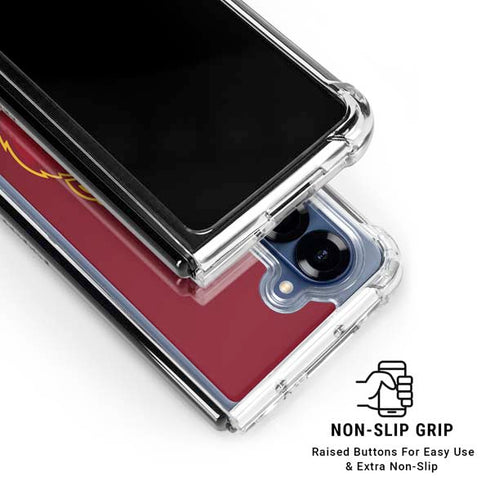 Iowa State University Mascot Galaxy Z Fold6 Clear Case