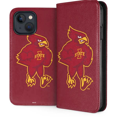 Iowa State University Mascot iPhone 15 Plus Folio Case