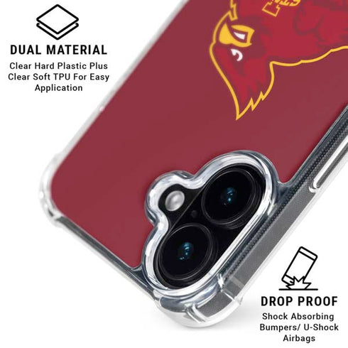 Iowa State University Mascot iPhone 16 Clear Case