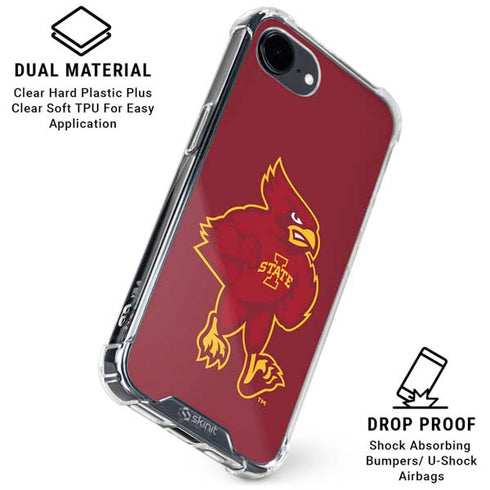 Iowa State University Mascot iPhone 16e Clear Case