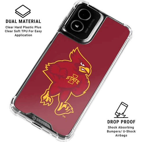 Iowa State University Mascot Moto G Power 5G (2024) Clear Case