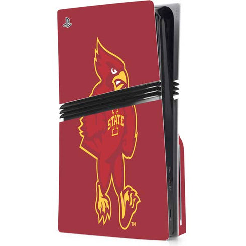 Iowa State University Mascot PS5 Pro Disk Console Skin