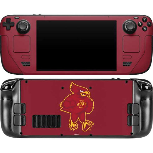 Iowa State University Mascot Steam Deck Handheld Gaming Computer OLED Skin