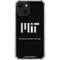 Massachusetts Institute of Technology iPhone 13 Mini Clear Case