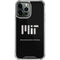 Massachusetts Institute of Technology iPhone 14 Pro Max Clear Case
