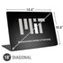Massachusetts Institute of Technology Universal Laptop 18in (14.6 x 10.6in) Skin