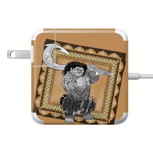 Disney Moana Maui Portrait 85W Power Adapter (15 and 17 inch MacBook Pro Charger) Skin