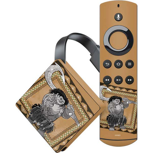 Disney Moana Maui Portrait Amazon Fire TV Skin