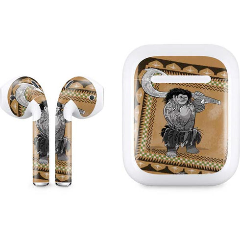 Disney Moana Maui Portrait Apple AirPods Skin