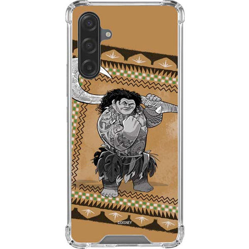 Disney Princess Moana Maui Portrait Galaxy A17 Clear Case