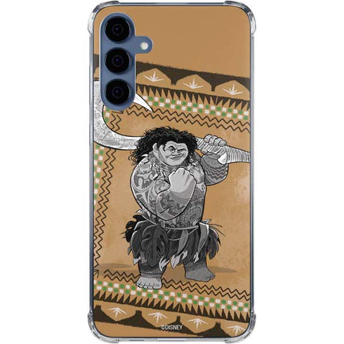 Disney Moana Maui Portrait Galaxy A35 5G Clear Case
