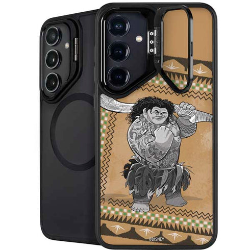 Disney Princess Moana Maui Portrait Galaxy S25 Kickstand Case