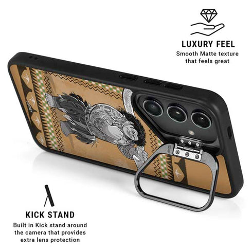 Disney Princess Moana Maui Portrait Galaxy S25 Kickstand Case