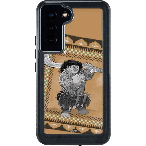 Disney Moana Maui Portrait Galaxy S24 Plus Waterproof Case