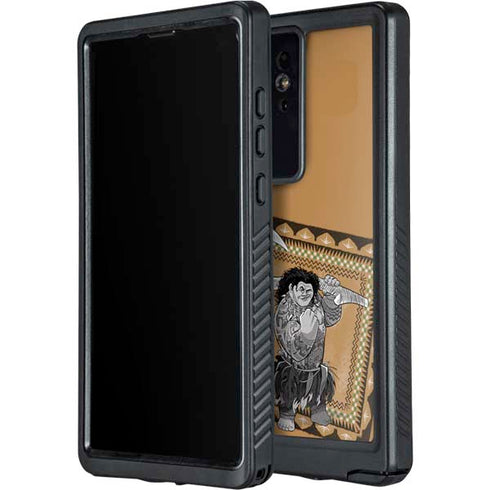 Disney Moana Maui Portrait Galaxy S24 Ultra Waterproof Case