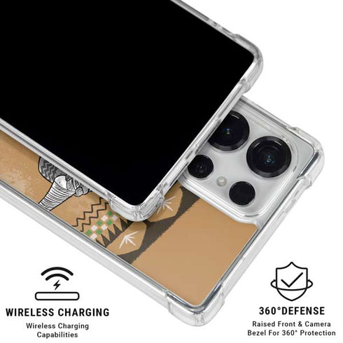 Disney Princess Moana Maui Portrait Galaxy S25 Ultra Clear Case