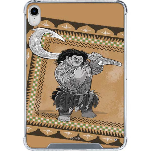 Disney Princess Moana Maui Portrait iPad 11th Gen (2025) Clear Case