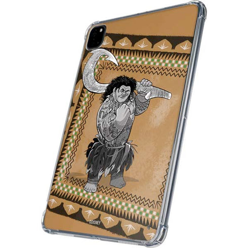 Disney Princess Moana Maui Portrait iPad Pro 11in (2024) Clear Case