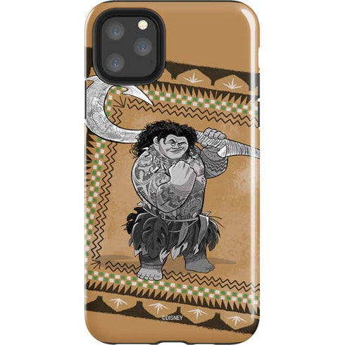 Disney Princess Moana Maui Portrait iPhone Cases
