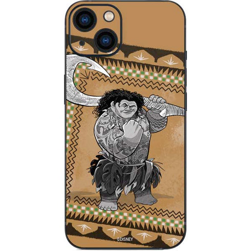 Disney Princess Moana Maui Portrait iPhone Skins