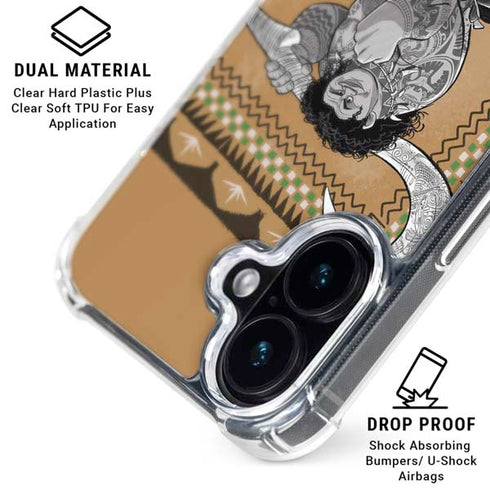 Disney Princess Moana Maui Portrait iPhone 16 MagSafe Case