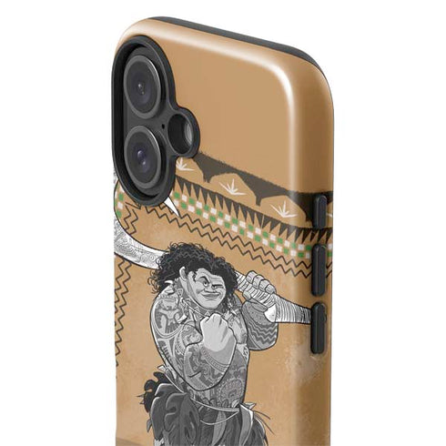 Disney Princess Moana Maui Portrait iPhone 16 Plus Impact Case