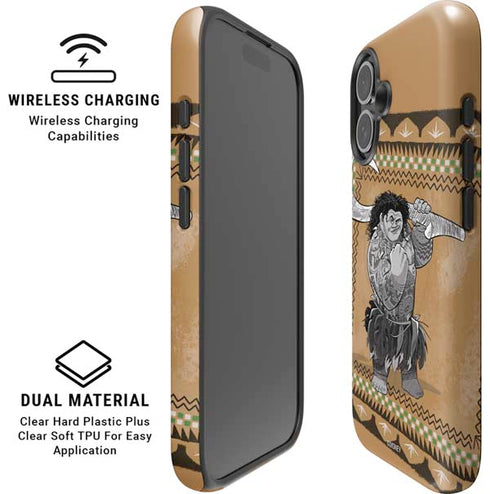 Disney Princess Moana Maui Portrait iPhone 16 Plus Magsafe Impact Case