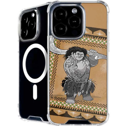 Disney Princess Moana Maui Portrait iPhone 16 Pro MagSafe Case