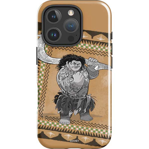 Disney Princess Moana Maui Portrait iPhone 16 Pro Max Impact Case