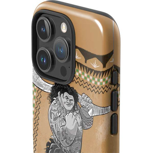 Disney Princess Moana Maui Portrait iPhone 16 Pro Max Impact Case