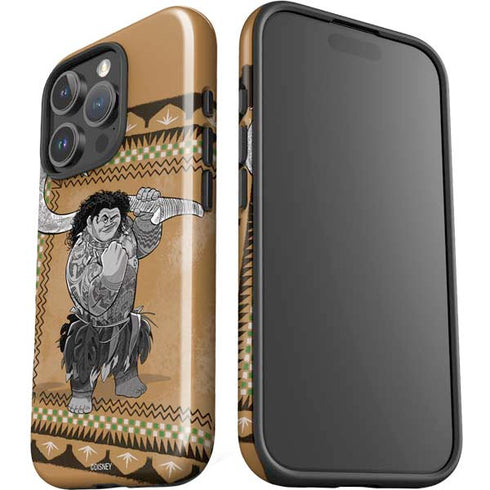 Disney Princess Moana Maui Portrait iPhone 16 Pro Max Impact Case