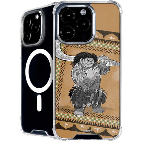 Disney Princess Moana Maui Portrait iPhone 16 Pro Max MagSafe Case