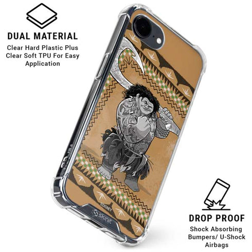 Disney Princess Moana Maui Portrait iPhone 16e Clear Case