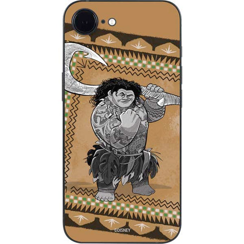 Disney Princess Moana Maui Portrait iPhone 16e Skin