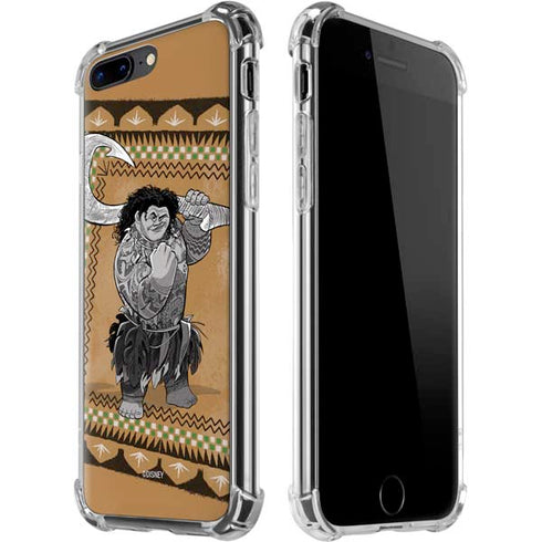 Disney Princess Moana Maui Portrait iPhone Cases