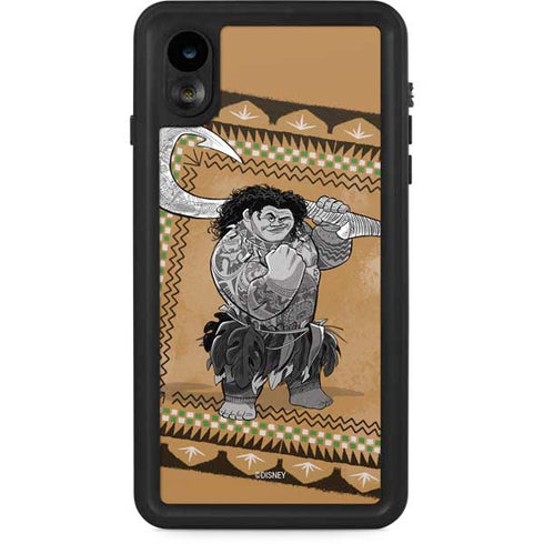 Disney Princess Moana Maui Portrait iPhone Cases