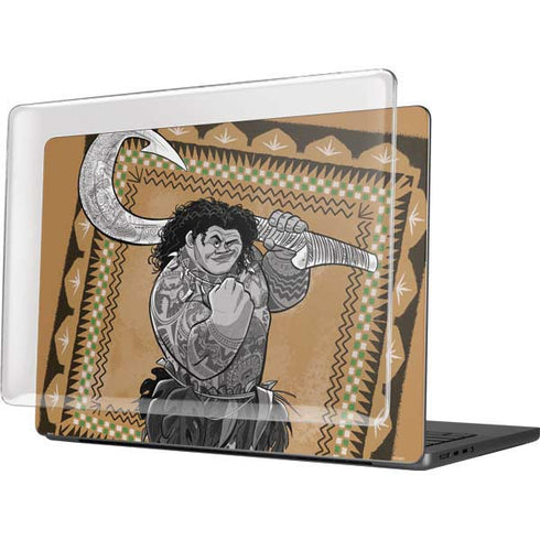 Disney Princess Moana Maui Portrait MacBook Pro 14in (2021-24) Case plus Skin
